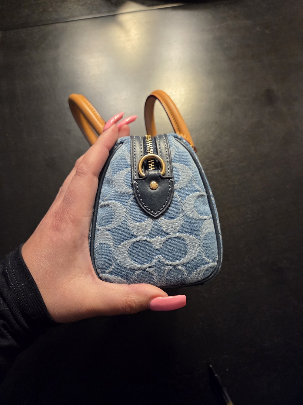 Coach Denim Mini Rowan - Picture 5 of 11